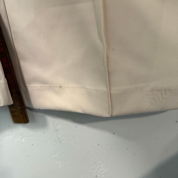 BOA Because of Alice Women's Wide Leg Suit Trouser Pants NEW Large Cream - Picture 8 of 11
